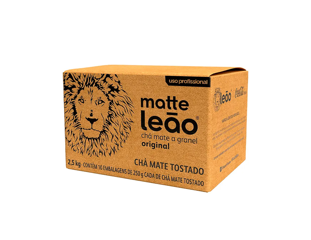 CHÁ MATTE LEÃO NATURAL TOSTADO A GRANEL 250 G (CX 10 UN)